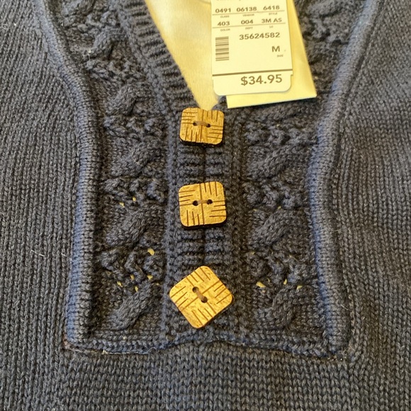 Brand new with tags. Women’s medium Christopher and Banks v neck sweater. - Picture 4 of 4